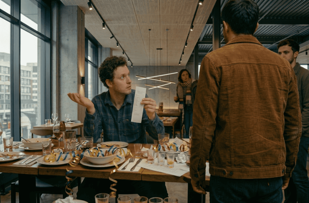 The Mysterious Disappearing Act - friends sneaking away from the bill